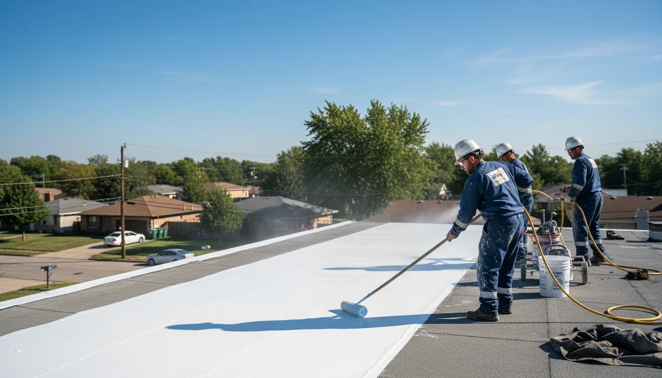 Commercial roof coating in East Texas, PA near me